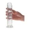 Dildo Realistico Earth trasparente 18,5 cm Dildo Realistico Earth trasparente 18,5 cm