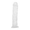Dildo realistico Earth trasparente 20 cm Dildo realistico Earth trasparente 20 cm