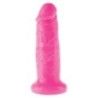 Fallo realistico ventosa Dillio fucsia 18 cm
