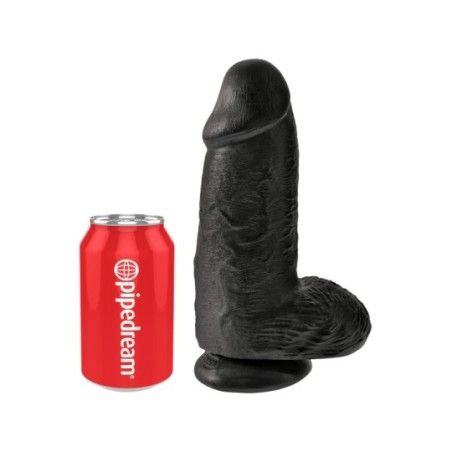Dildo paffuto nero 24 cm King Cock