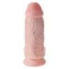 Dildo XL ventosa paffuto pelle chiara 24,5 cm Dildo XL ventosa paffuto pelle chiara 24,5 cm