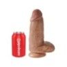 Dildo XL ventosa paffuto mulatto 24,5 cm