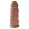 Dildo XL ventosa paffuto mulatto 24,5 cm Dildo XL ventosa paffuto mulatto 24,5 cm
