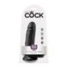 Fallo realistico e testicoli nero 19,4 cm Fallo realistico e testicoli nero 19,4 cm
