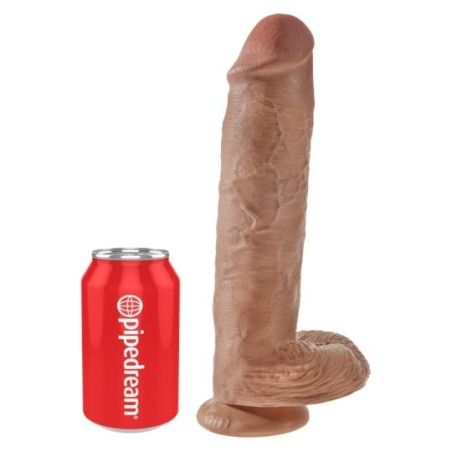 Dildo XL realistico mulatto ventosa 28 cm