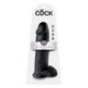 Dildo maxi realistico 31 cm testicoli nero Dildo maxi realistico 31 cm testicoli nero