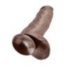 Dildo maxi realistico 31 cm testicoli brown Dildo maxi realistico 31 cm testicoli brown