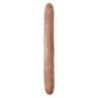 Fallo doppio Cock pelle mulatta 41 cm Fallo doppio Cock pelle mulatta 41 cm