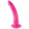 Dildo realistico 19,7 cm slim rosa Dillio