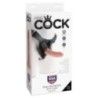Imbracatura fallo realistico king cock 17 cm Imbracatura fallo realistico king cock 17 cm