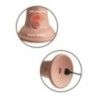 Dildo Vibrante 2Density 15,2 cm pelle chiara Dildo Vibrante 2Density 15,2 cm pelle chiara