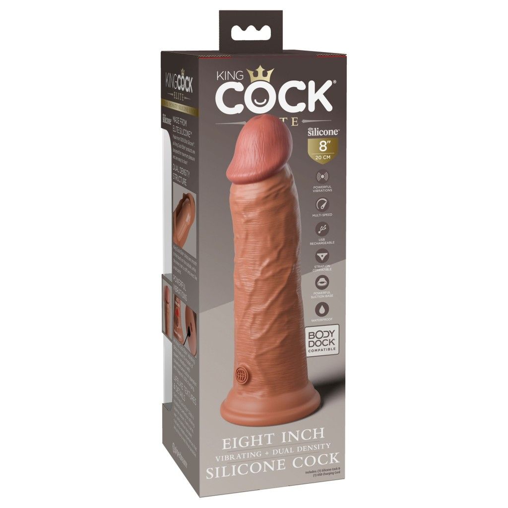 Dildo vibrante Dual Density 20 cm