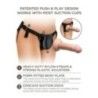 Cintura strapon con dildo silicone 17,8 cm Cintura strapon con dildo silicone 17,8 cm
