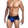 Slip Uomo Neon Brief blu di MaleBasics