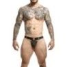 Jockstrap verde mimetico con catena di Dngeon