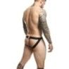 Jockstrap verde mimetico con catena di Dngeon