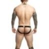 Jockstrap verde mimetico con catena di Dngeon
