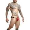 Jockstrap sexy rosso con catena + clip Dngeon Jockstrap sexy rosso con catena + clip Dngeon