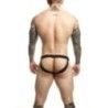 Jockstrap grigio militare catena+clip Dngeon