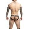 Jockstrap verde mimetico con borchie Dngeon