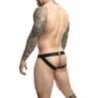 Jockstrap verde mimetico con borchie Dngeon