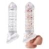 Prolunga pene stimolante trasparente 17 cm Prolunga pene stimolante trasparente 17 cm