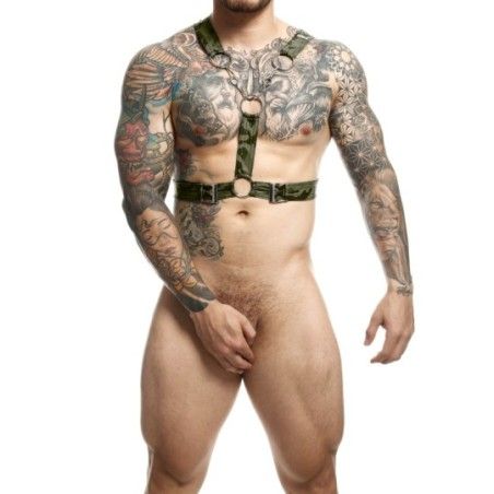 Pettorina incrociata Dngeon verde mimetico