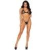 Completo sexy rete Bikini nero Completo sexy rete Bikini nero