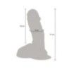 Dildo vibrante realistico Vibrating 17 cm Dildo vibrante realistico Vibrating 17 cm