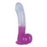 Dildo realistico morbido con ventosa 19 cm