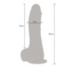 Dildo Vibrante Up&Down e rotante 20 cm Dildo Vibrante Up&Down e rotante 20 cm