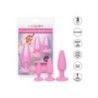 Plug Anale Crystal Booty Kit rosa Plug Anale Crystal Booty Kit rosa