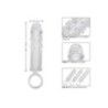 Guaine prolunga pene anello set 3 pz clear Guaine prolunga pene anello set 3 pz clear