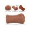 Masturbatore uomo Pussy 16,5 cm pelle scura Masturbatore uomo Pussy 16,5 cm pelle scura
