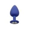 Plug anale 3 pz Cheeky Gem blu Plug anale 3 pz Cheeky Gem blu