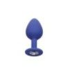 Plug anale 3 pz Cheeky Gem blu Plug anale 3 pz Cheeky Gem blu