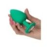 Plug anale 3 pz Cheeky Gem verde Plug anale 3 pz Cheeky Gem verde