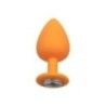 Plug anale 3 pz Cheeky Gem arancione Plug anale 3 pz Cheeky Gem arancione