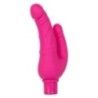 Vibratore doppio fucsia ricaricabile Vibratore doppio fucsia ricaricabile