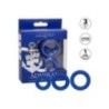 Set 3 Anelli pene e testicoli silicone blu Set 3 Anelli pene e testicoli silicone blu