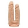 Vibratore doppio dildo Silexpan pelle chiara Vibratore doppio dildo Silexpan pelle chiara