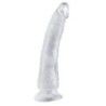 Dildo con ventosa Slim Basix 20cm trasparente