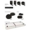Set costrittivo BDSM cinghie per letto/porta Set costrittivo BDSM cinghie per letto/porta