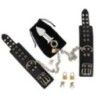 Polsiere BDSM ecopelle + catena e Plug anale Polsiere BDSM ecopelle + catena e Plug anale
