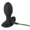 Plug butt anale con vibrazione nero Plug butt anale con vibrazione nero