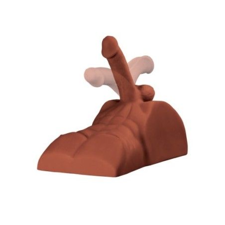 Mezzo busto con pene pelle scura