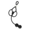 Anello per pene e testicoli con plug anale Anello per pene e testicoli con plug anale