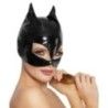 Maschera fetish sexy da gatta Catwoman nera