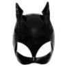 Maschera fetish sexy da gatta Catwoman nera Maschera fetish sexy da gatta Catwoman nera