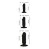 Butt Plug anale 3pz Training Kit nero Butt Plug anale 3pz Training Kit nero